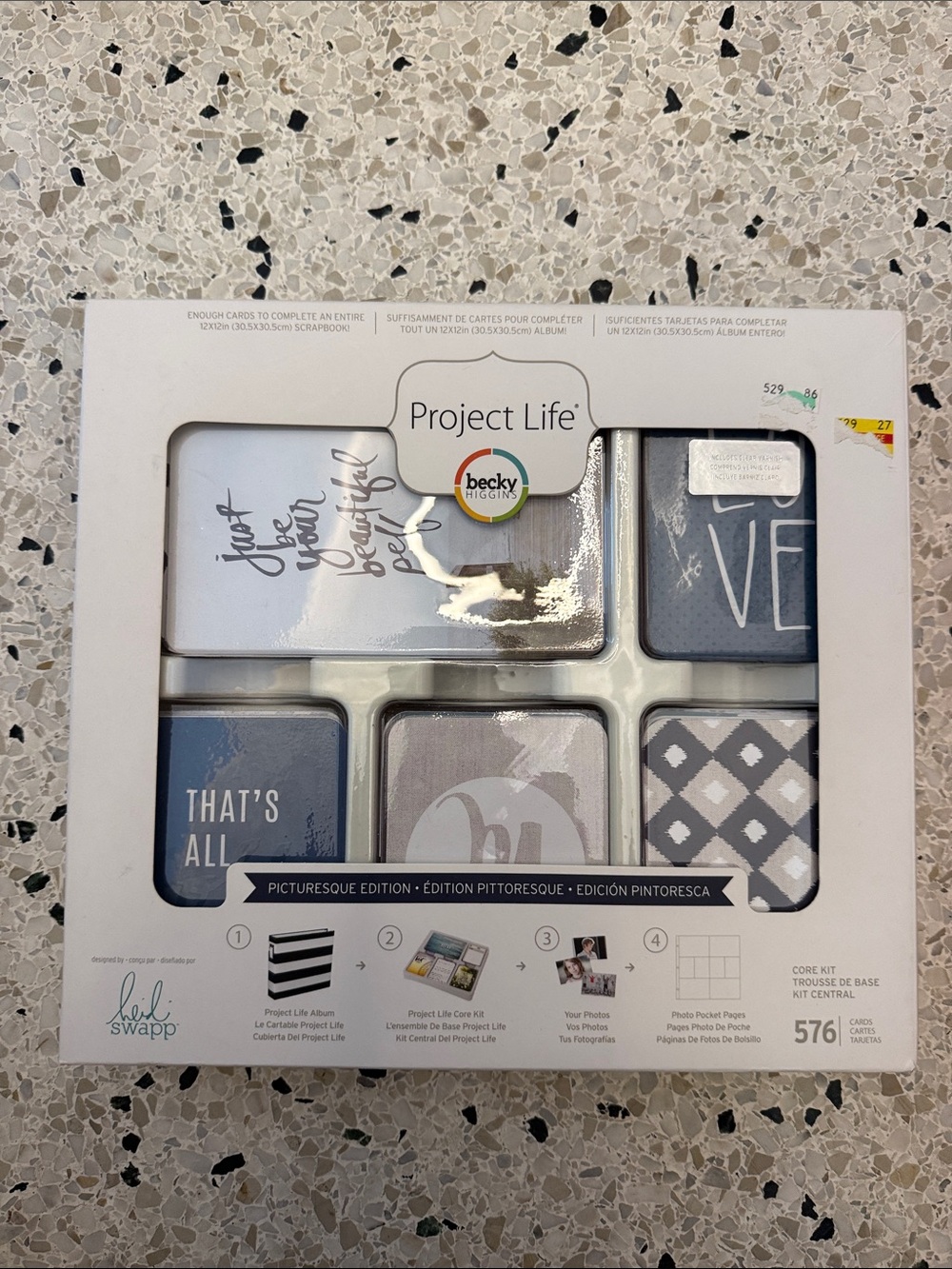 Project life scrapbook cards